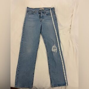 Blue Levi’s Women's Wedgie Straight Jeans